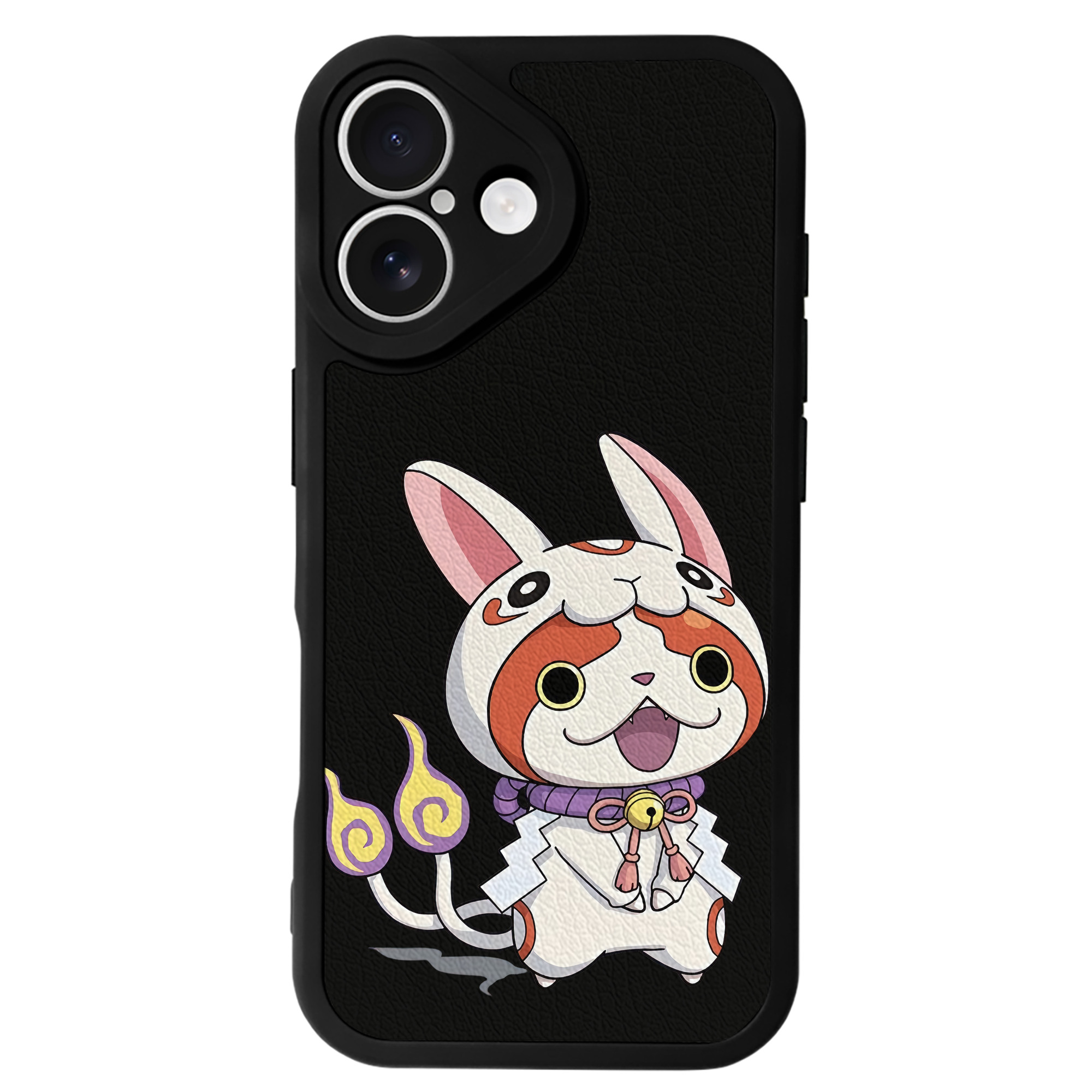 （画像用） 妖怪ウォッチ Yo-kai Watch 【iPhone 16シリーズ対応】シリコンスマホケース（レザー調） 材質：シリコン